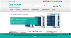 Desktop Screenshot of mbfrigo.ba